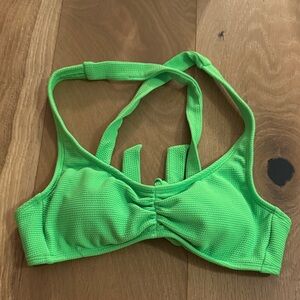 Vibrant Green Women's Swim Top